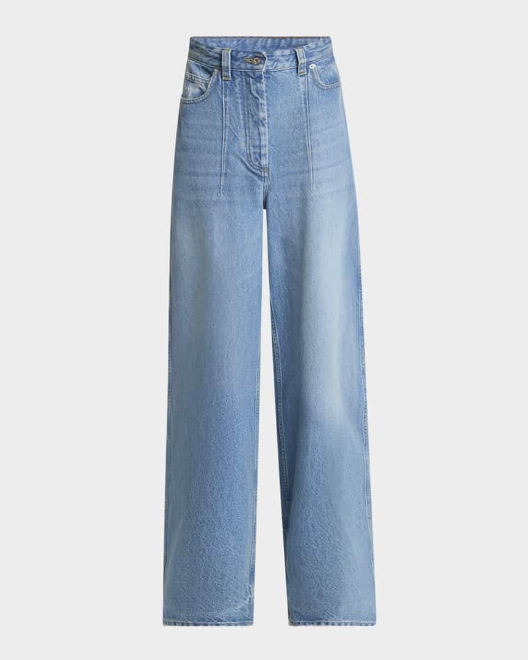 Le De-Nimes Ovalo Jeans by JACQUEMUS