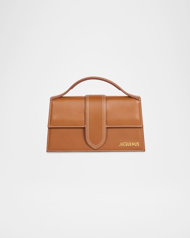 Le Grand Bambino Leather Crossbody Bag by JACQUEMUS Le Grand Bambino Leather Crossbody Bag by JACQUEMUS