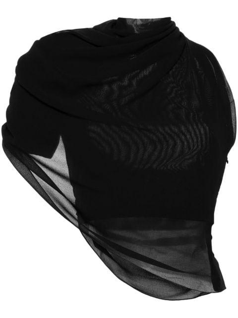 Le Haut Pablo chiffon blouse by JACQUEMUS