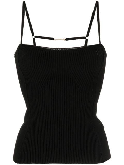 Le Haut Sierra ribbed tank top by JACQUEMUS