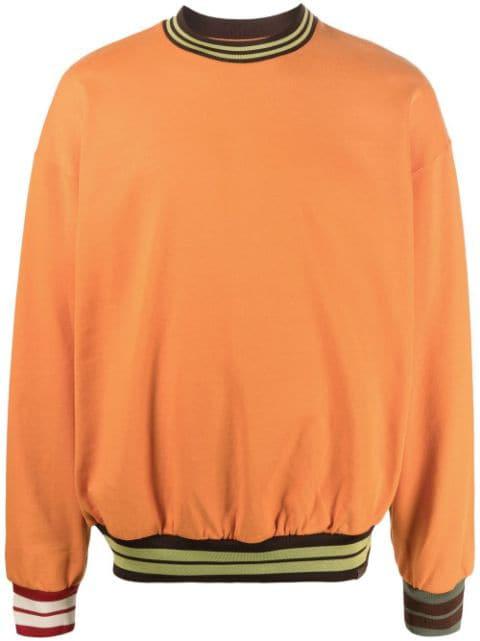 Le Lasso stripe-trim sweatshirt by JACQUEMUS