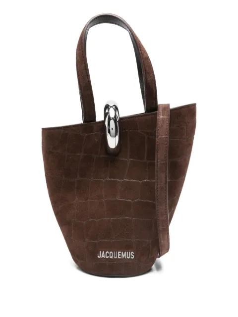 Le Petit Bambola asymmetrical bucket bag by JACQUEMUS