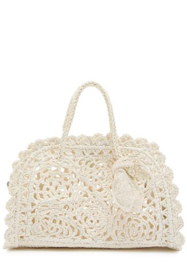 Le Petite Turismo raffia top handle bag by JACQUEMUS