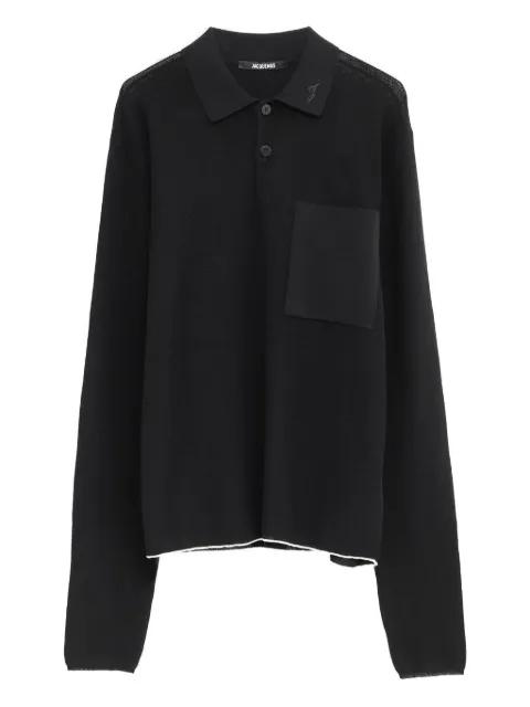 Le Polo Tricot long-sleeves polo shirt by JACQUEMUS