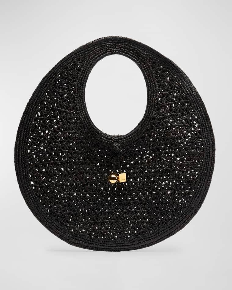 Le Rond Raffia Top-Handle Bag by JACQUEMUS