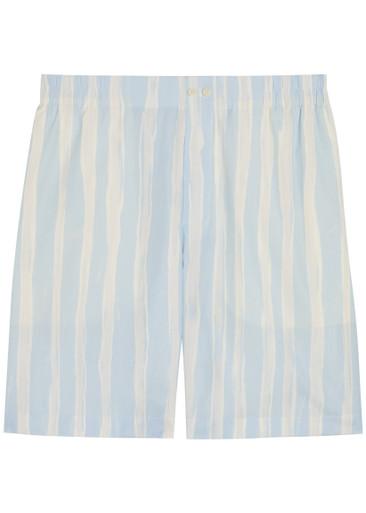 Le Short Calecon striped cotton-poplin shorts by JACQUEMUS