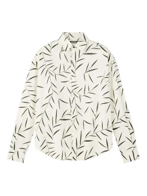 Le Simon ML leaf-print button-up shirt by JACQUEMUS