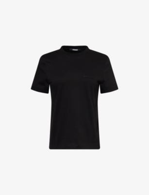 Le T-Shirt Grosgrain-Logo Cotton-Jersey T-Shirt by JACQUEMUS