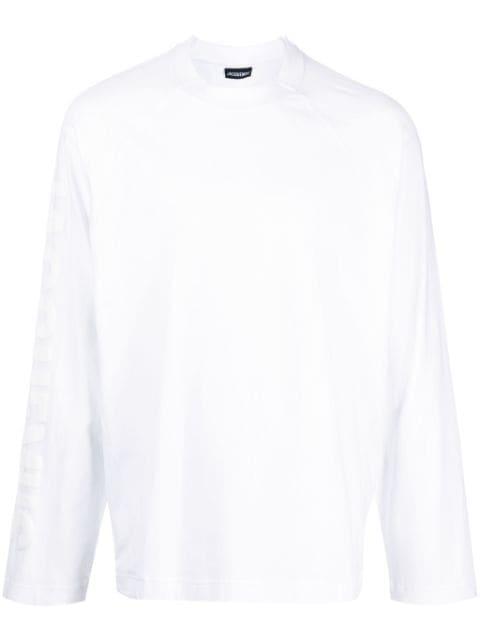 Le T-shirt Typo long-sleeve top by JACQUEMUS