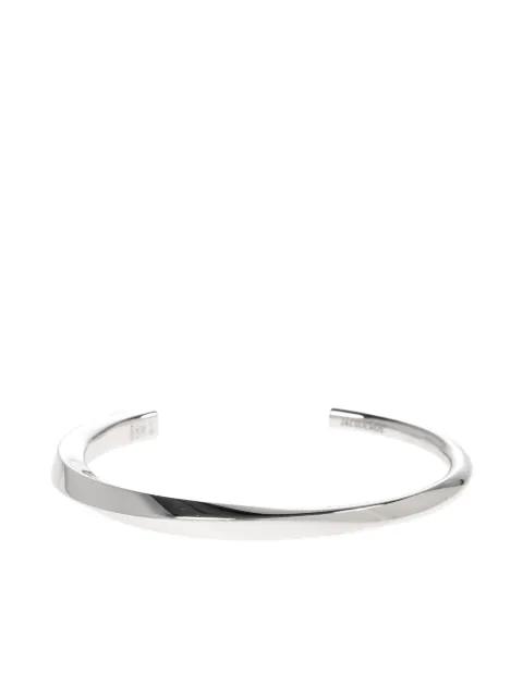 Le Tourni twisted silver bracelet by JACQUEMUS