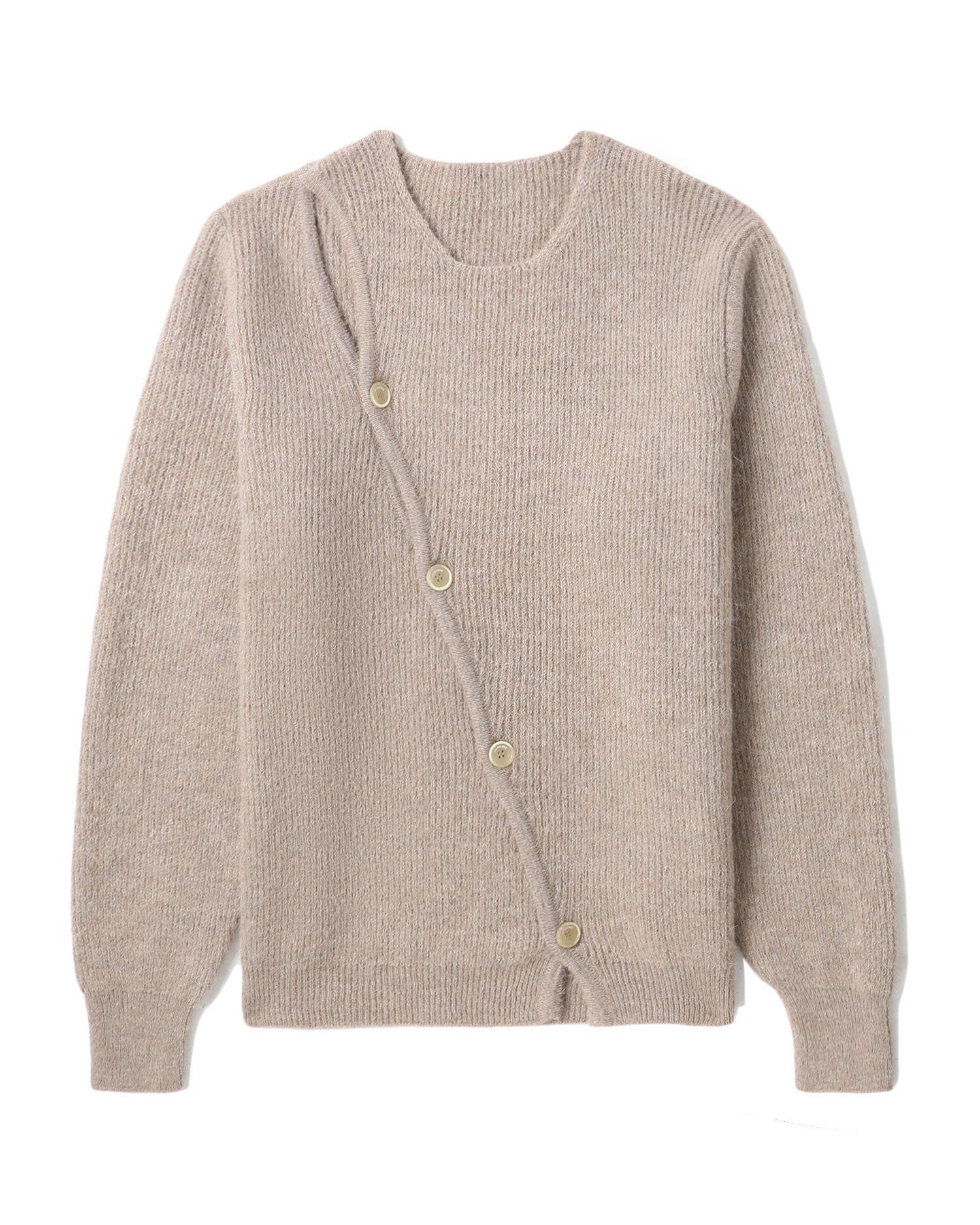 Le cardigan pau asymmetric cardigan by JACQUEMUS