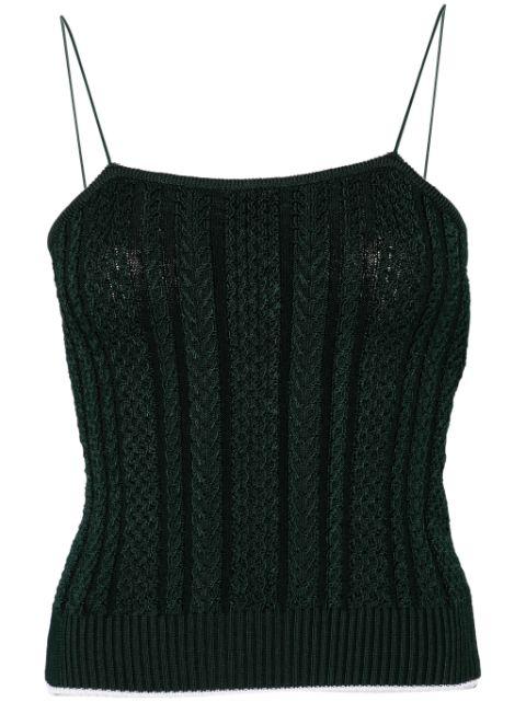 Le haut Bela ribbed-knit top by JACQUEMUS