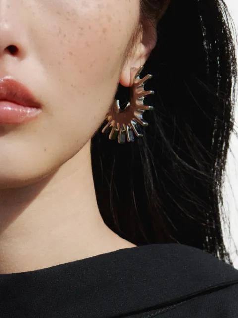 Les Boucles Hippocampe spiked earrings by JACQUEMUS