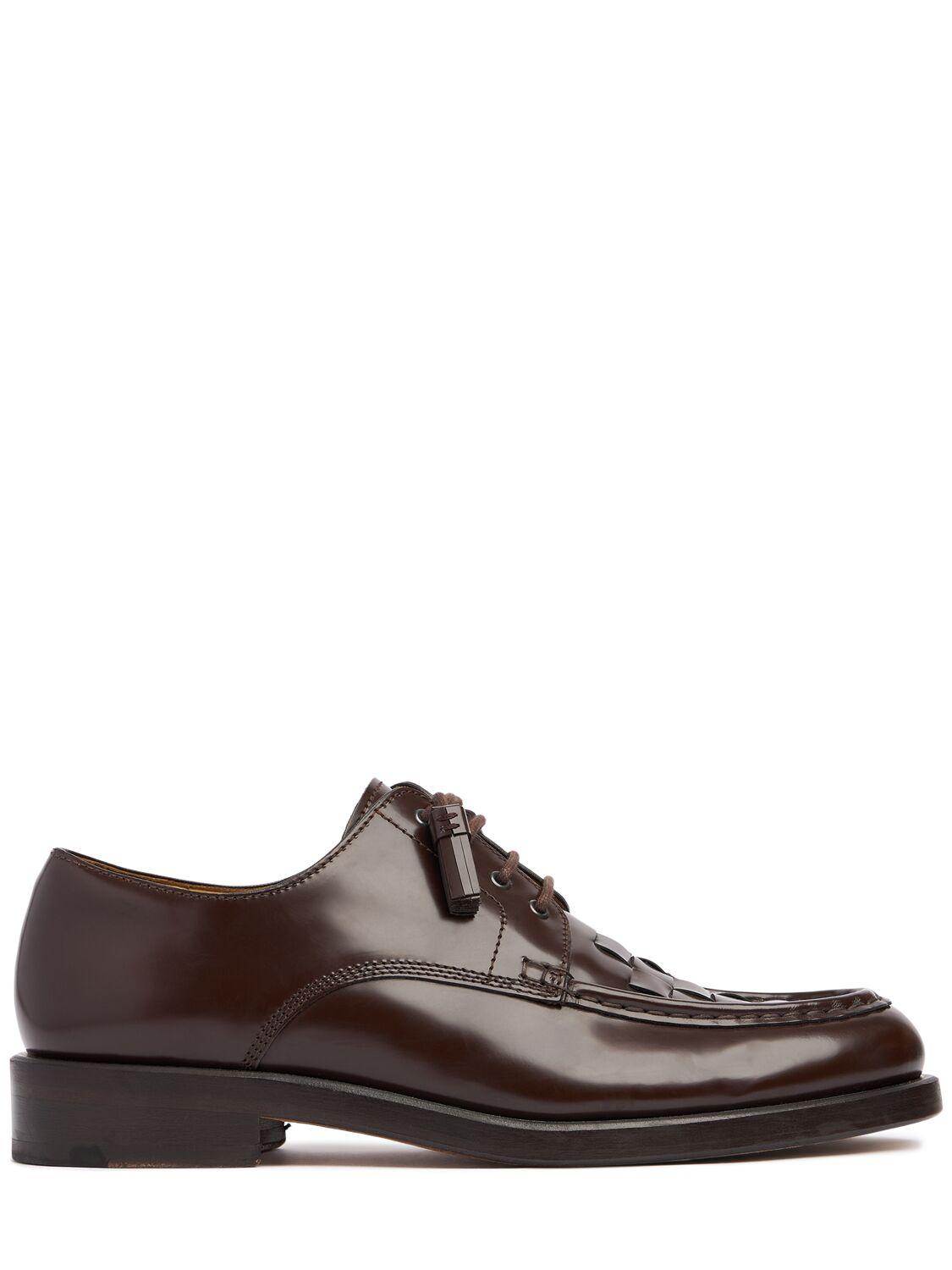 Les Derbies Tressees Lace-up Shoes by JACQUEMUS