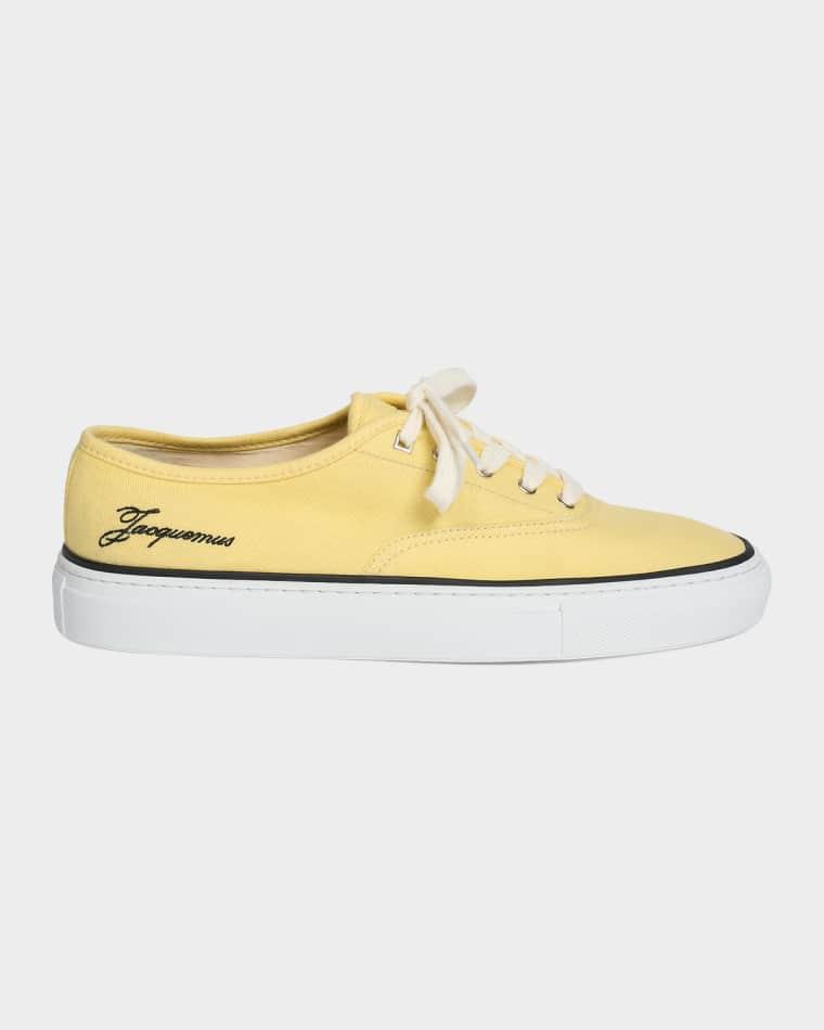 Les Fefe Canvas Low-Top Boat Sneakers by JACQUEMUS