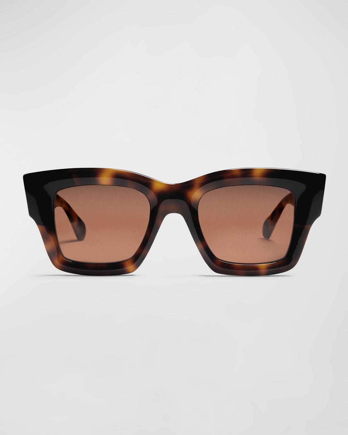 Les Lunettes Baci Square Acetate Sunglasses by JACQUEMUS