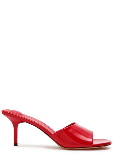Les Mules Cubisto 70 glossed leather mules by JACQUEMUS