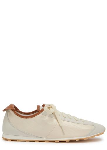 Les Tennis textured leather sneakers by JACQUEMUS