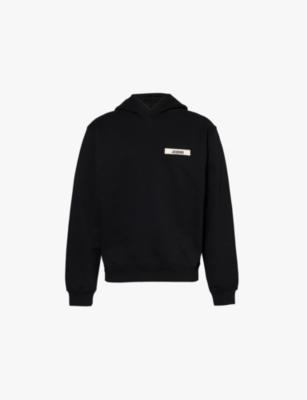 Logo-embroidered cotton-jersey hoody by JACQUEMUS