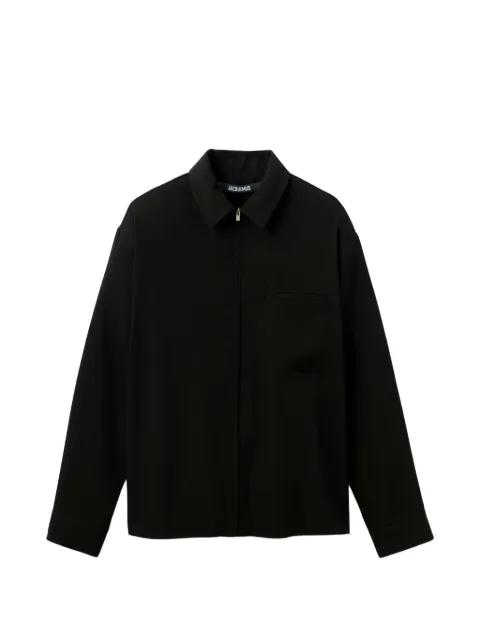 Mecano chest-pocket zip shirt by JACQUEMUS