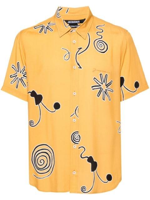 Mello spiral-print shirt by JACQUEMUS