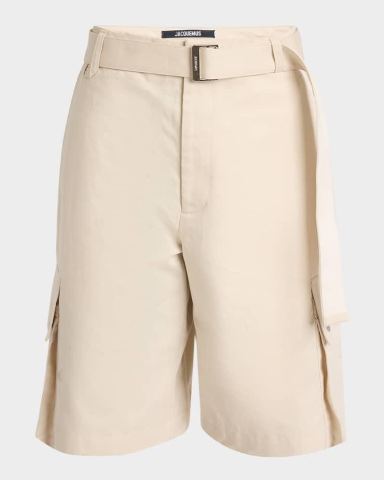 Men's Cargo Bermuda Shorts by JACQUEMUS