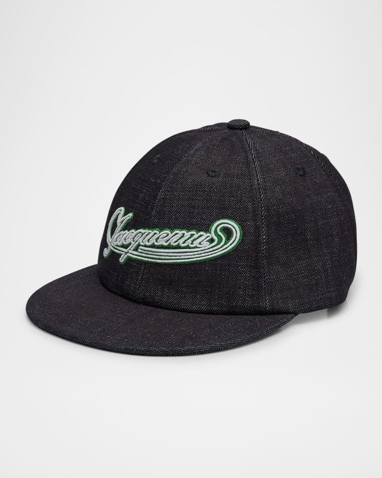 Men's Denim Logo Baseball Cap by JACQUEMUS