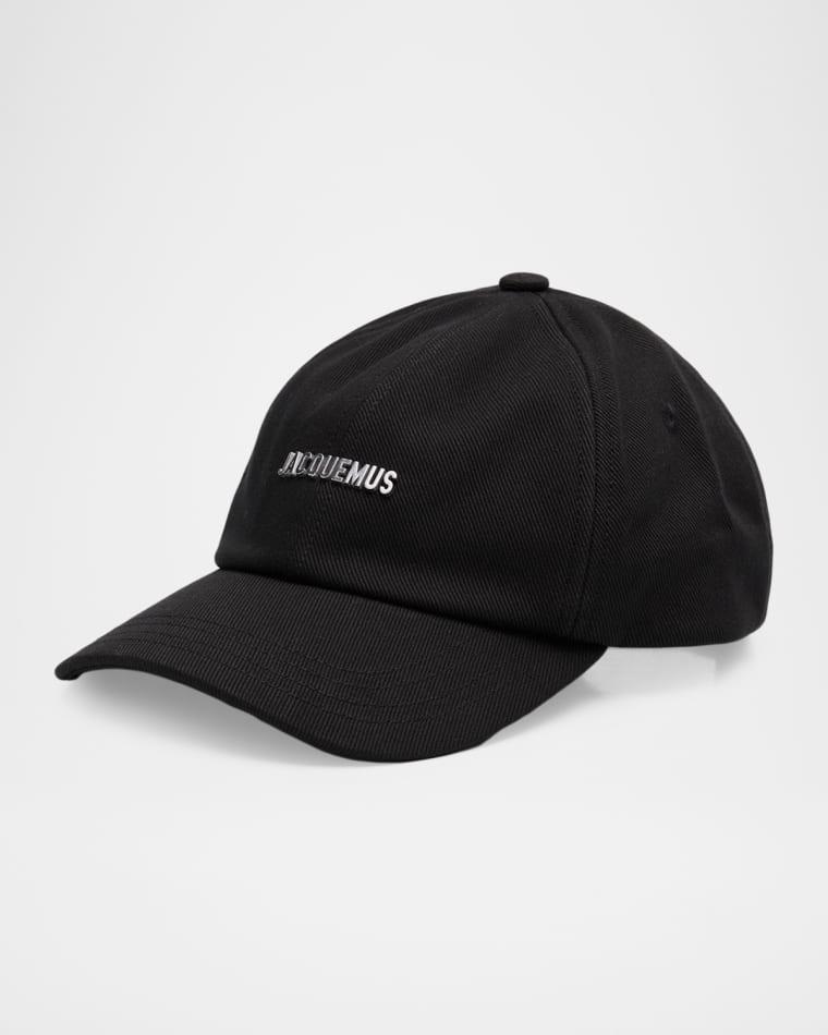 Men's Gadjo Denim Metal-Logo Baseball Cap by JACQUEMUS