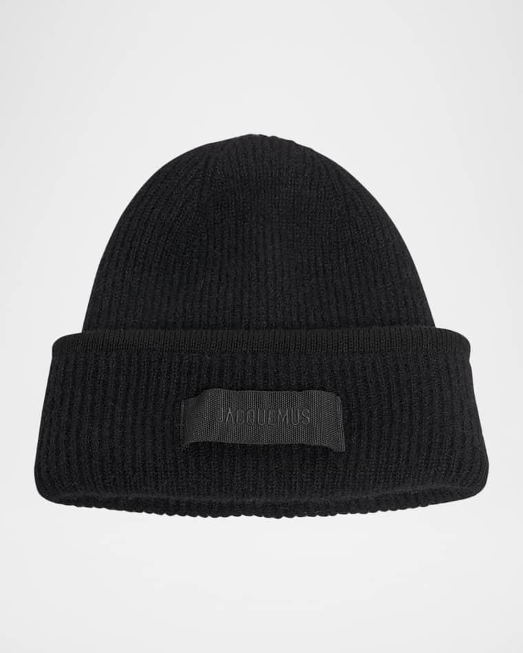 Men's Le Bonnet Gros Grain Beanie by JACQUEMUS