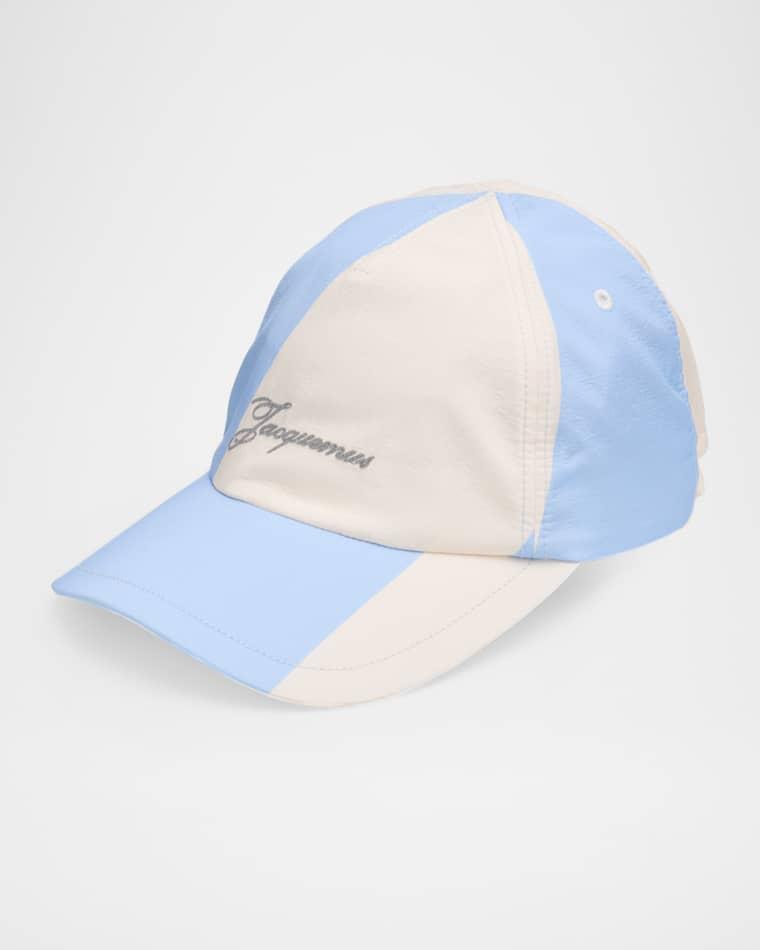 Men's The Casquette Logo Nylon Baseball Cap by JACQUEMUS