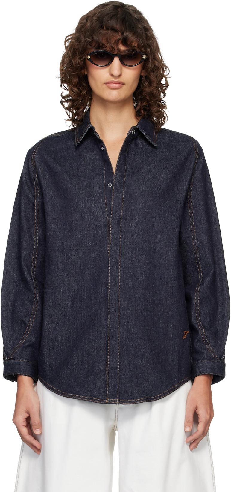 Navy 'The Amelo de-Nîmes denim' Shirt by JACQUEMUS