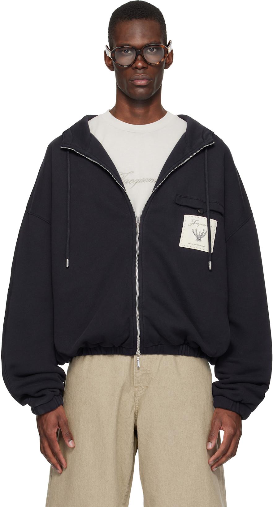 Navy 'The Torneo' Hoodie by JACQUEMUS