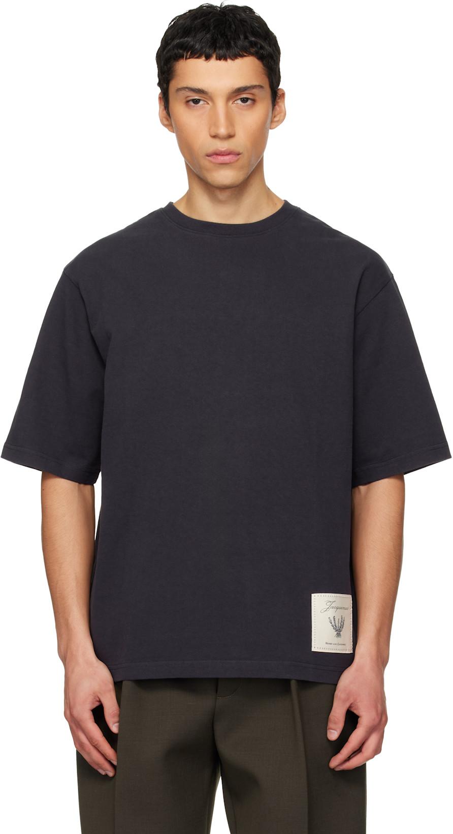 Navy 'The Torneo short-sleeve' T-shirt by JACQUEMUS