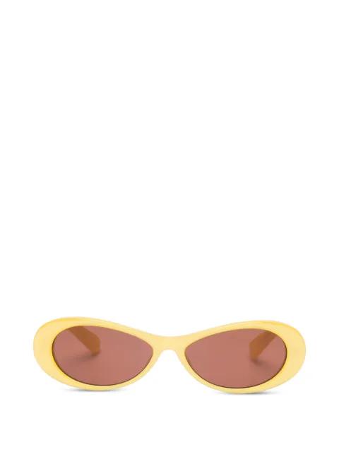 Nuvola oval-frame sunglasses by JACQUEMUS