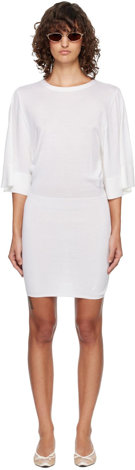 Off-White 'La Robe Maille Mananco' Minidress by JACQUEMUS