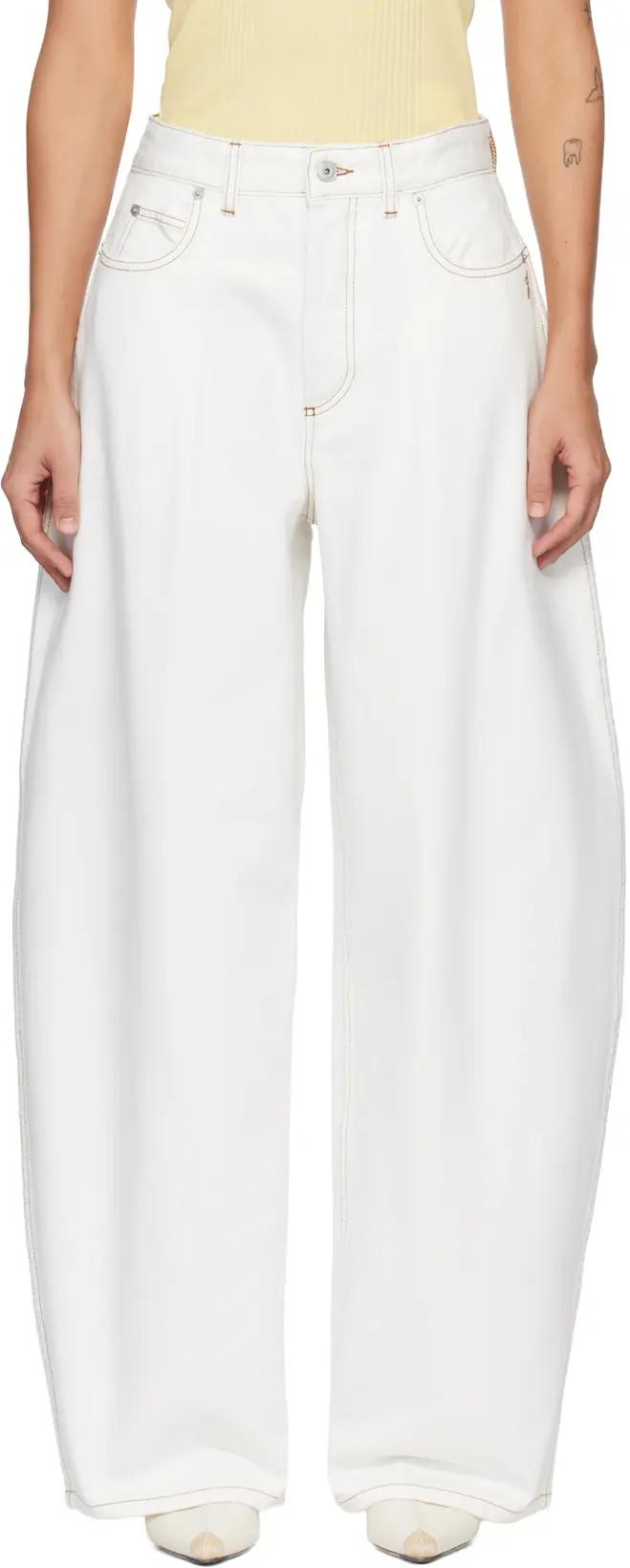 Off-White 'The Ovalo de-Nîmes denim' Jeans by JACQUEMUS