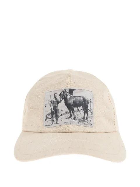 Paysan graphic-patch baseball cap by JACQUEMUS