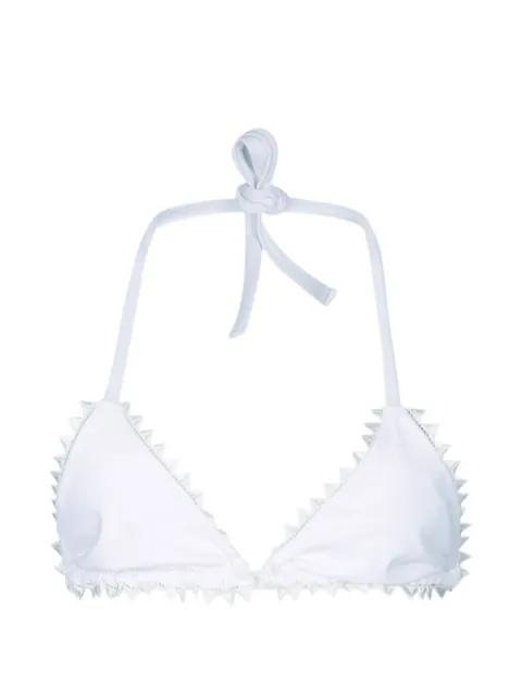 Picot triangle bikini top by JACQUEMUS