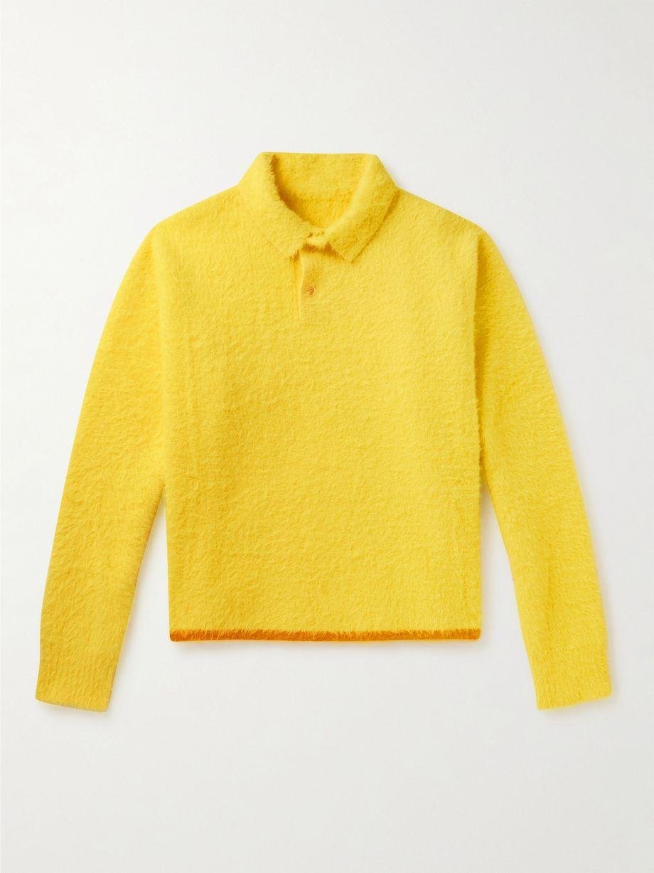 Polo Neve Brushed-Knit Sweater by JACQUEMUS