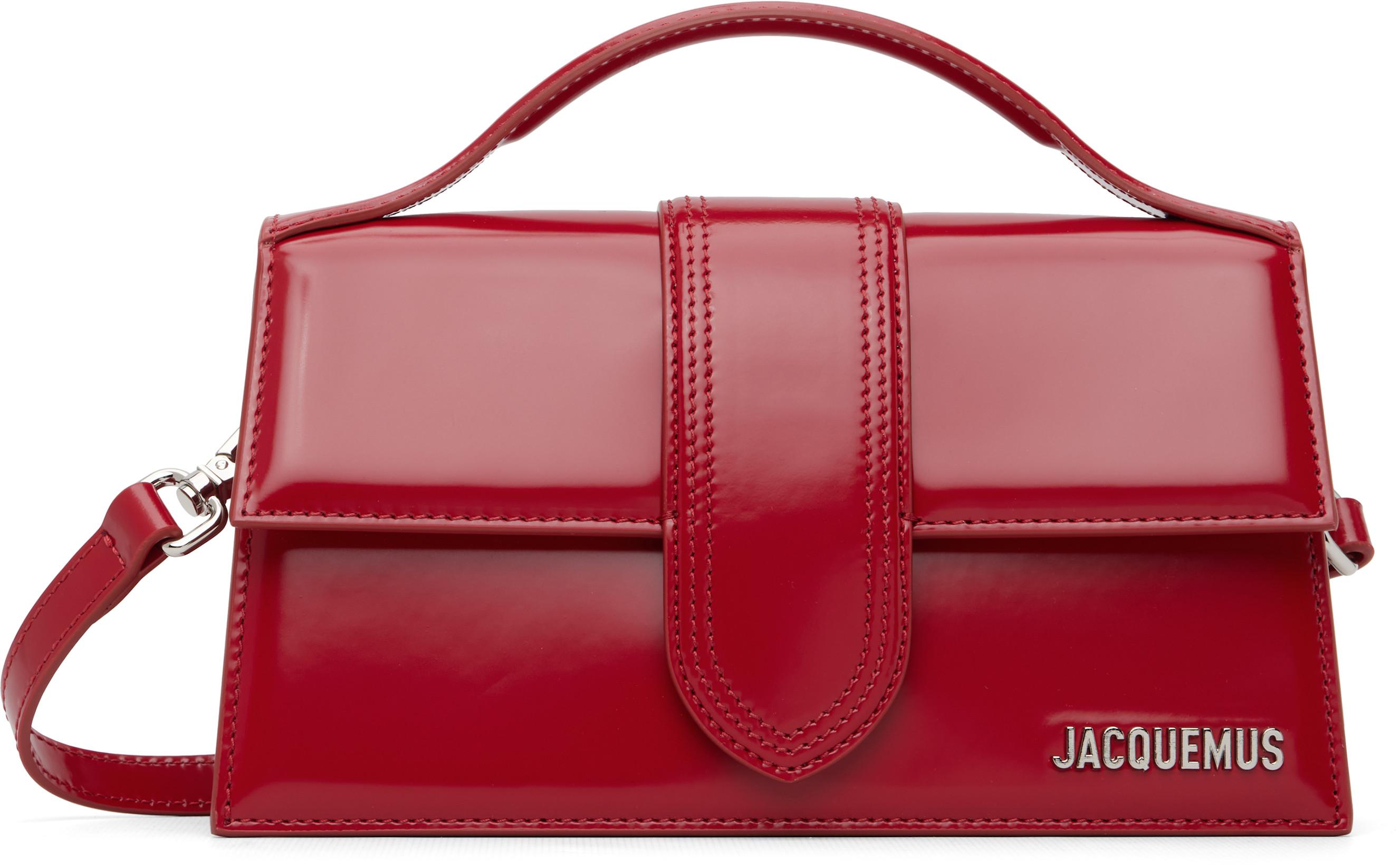 Red Les Classiques 'The large Bambino' Bag by JACQUEMUS
