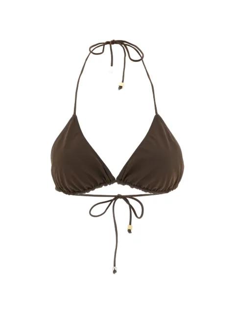 Rond-Carré triangle bikini top by JACQUEMUS