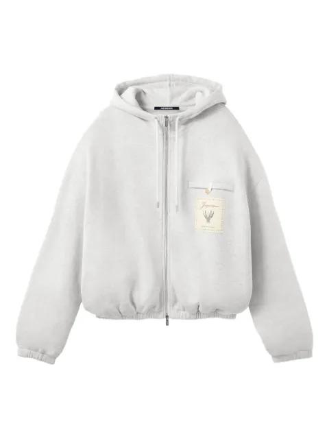 Rosemary zipped hoodie by JACQUEMUS