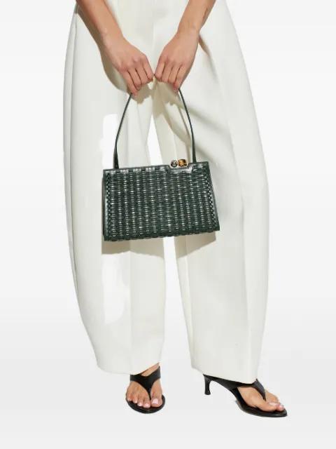 Salon woven leather tote bag by JACQUEMUS