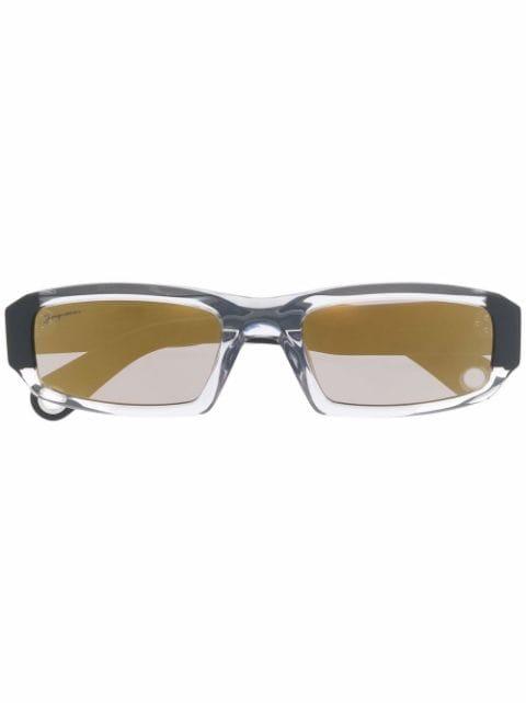 Saltu rectangle-frame sunglasses by JACQUEMUS
