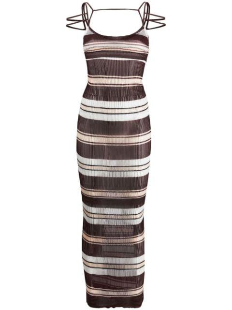 Sognu striped maxi dress by JACQUEMUS