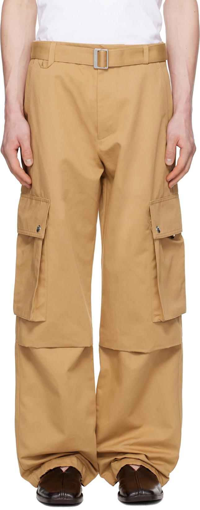 Tan La Croisière 'The Cargo' Pants by JACQUEMUS