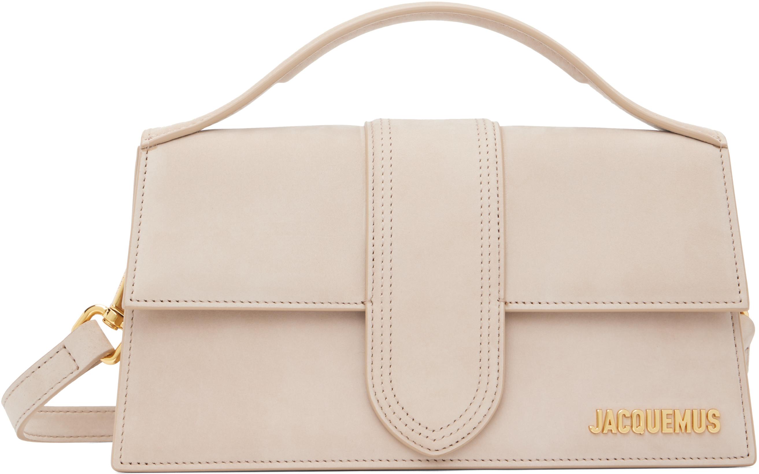 Taupe Les Classiques 'The large Bambino' Bag by JACQUEMUS