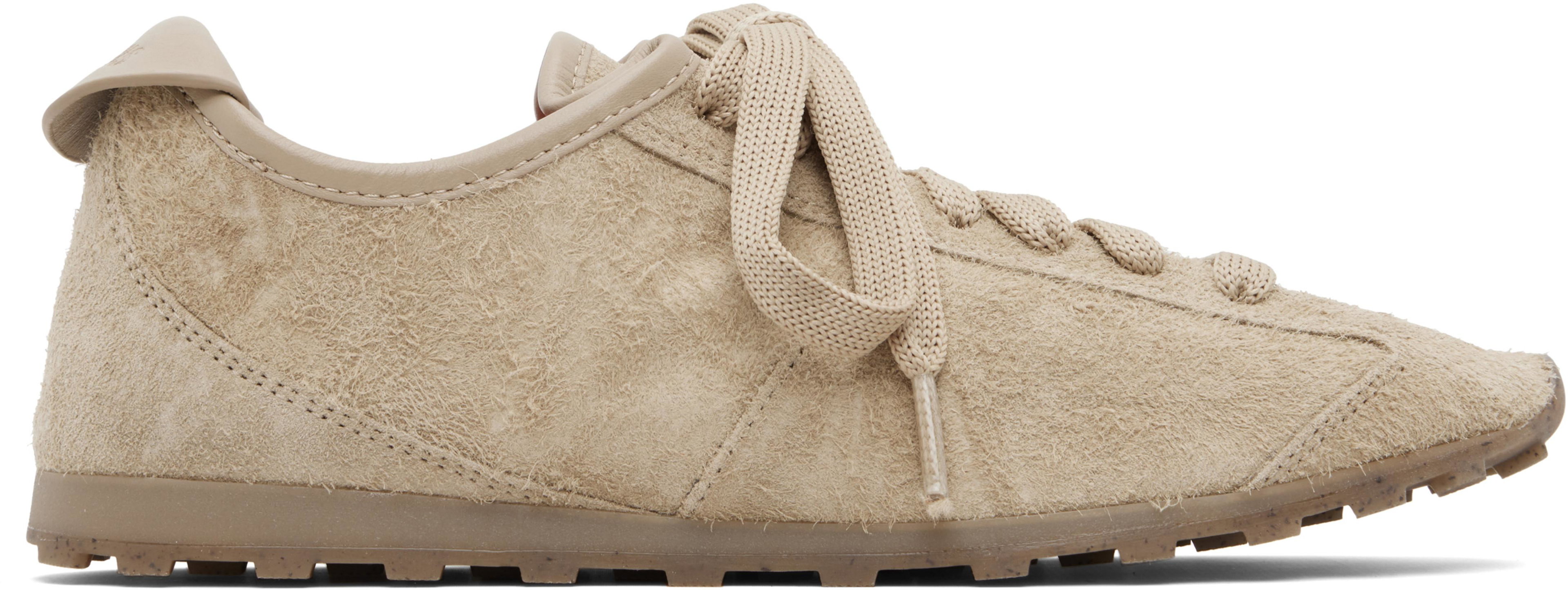 Taupe 'The Tennis' Sneakers by JACQUEMUS
