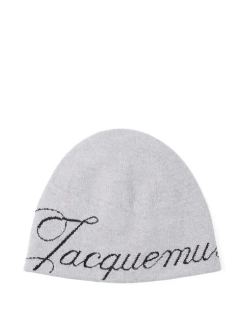 The Atelier logo-letter beanie by JACQUEMUS