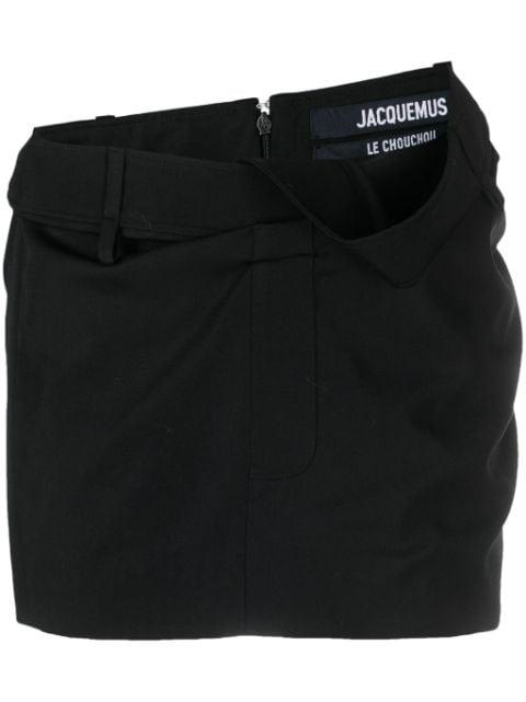 The Bahia wool mini skirt by JACQUEMUS